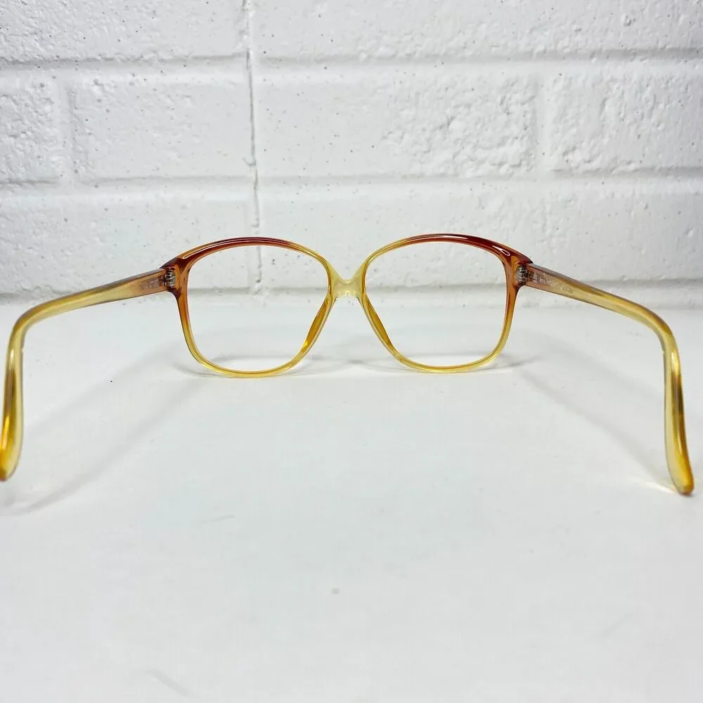 Vintage Terri Brogan 8786 30‎ Optyl Transparent Oval Sunglasses Frame NOS H2691